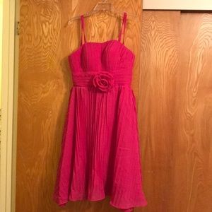 Chiffon Fuchsia Dress